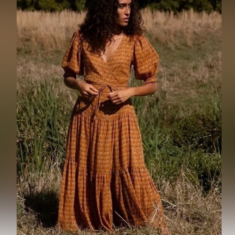 {daughters of india} zuri wrap dress